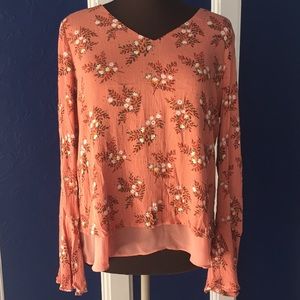 Lauren Conrad shirt blouse top tunic. Long sleeved